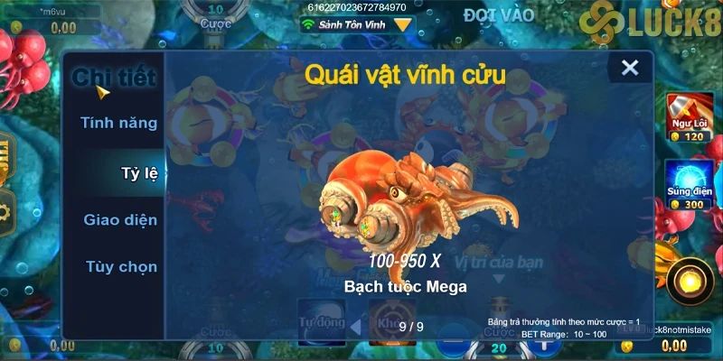 Cuộc chiến với Mega Boss: Hải Vương và Bạch Tuộc