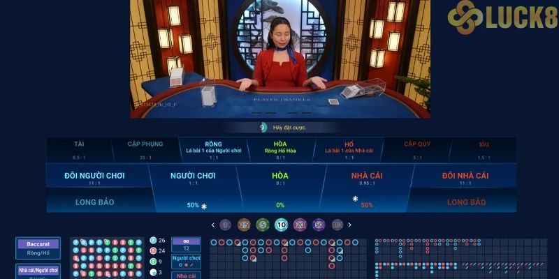Hướng dẫn truy cập sảnh MG để chơi Live Casino Luck8