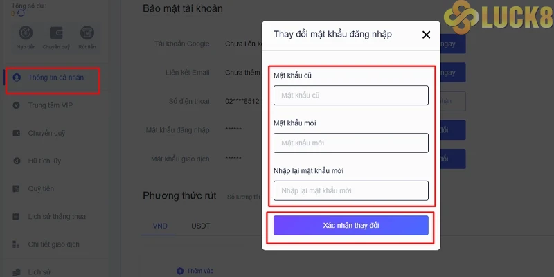 Bí quyết tăng độ bảo mật sau đăng nhập Luck8 Bí quyết tăng độ bảo mật sau đăng nhập Luck8
