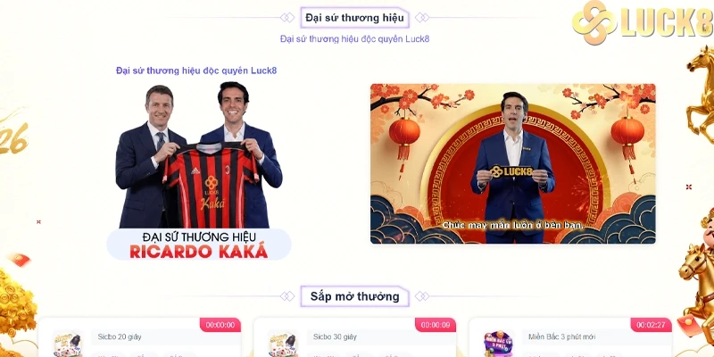 Bước ngoặt lớn nhất của Luck8 – Đại sứ Ricardo Kaka Bước ngoặt lớn nhất của Luck8 - Đại sứ Ricardo Kaka