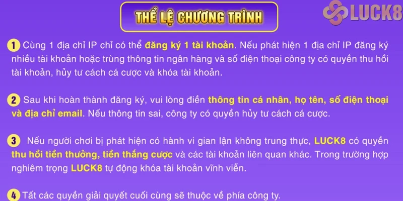 Cách tham gia & nhận chương trình khuyến mãi Luck8 Cách tham gia & nhận chương trình khuyến mãi Luck8