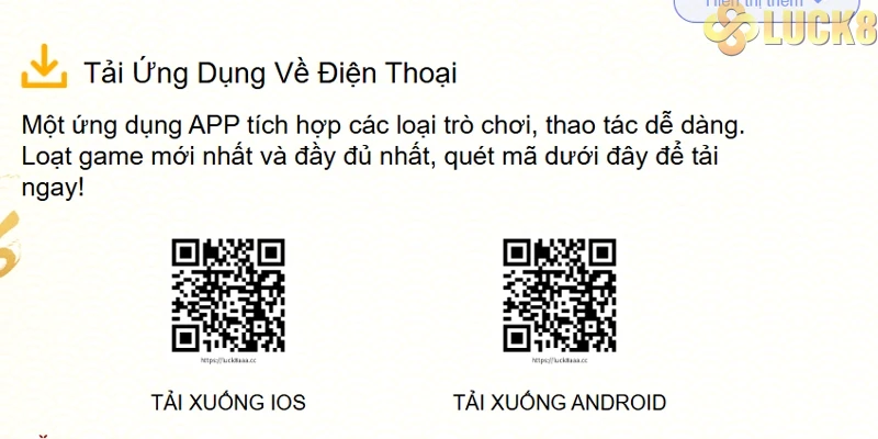 Hướng dẫn cài đặt app luck8: Giải trí mọi lúc