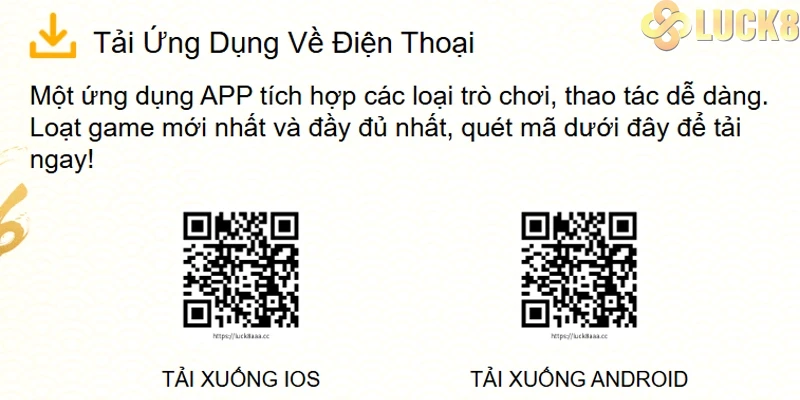 Hướng dẫn tải app luck8 nhanh từ mã QR