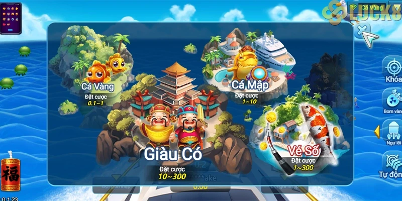 Khám phá kho vũ khí hạng nặng của Fortune Fishing
