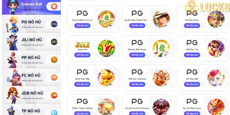 Tổng quan về nổ hũ Luck8