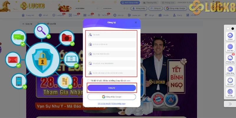 Trách nhiệm bảo mật từ phía hội viên Luck8 Trách nhiệm chính sách bảo mật từ phía hội viên Luck8